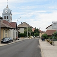das Dorf Château-des-Prés