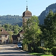 das Dorf Nans-sous-Ste-Anne