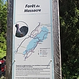 Infotafel Forêt du Massacre